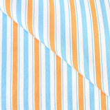 Coupon 1.5 m - Coton Imprimé / Lydia Bleu-Orange
