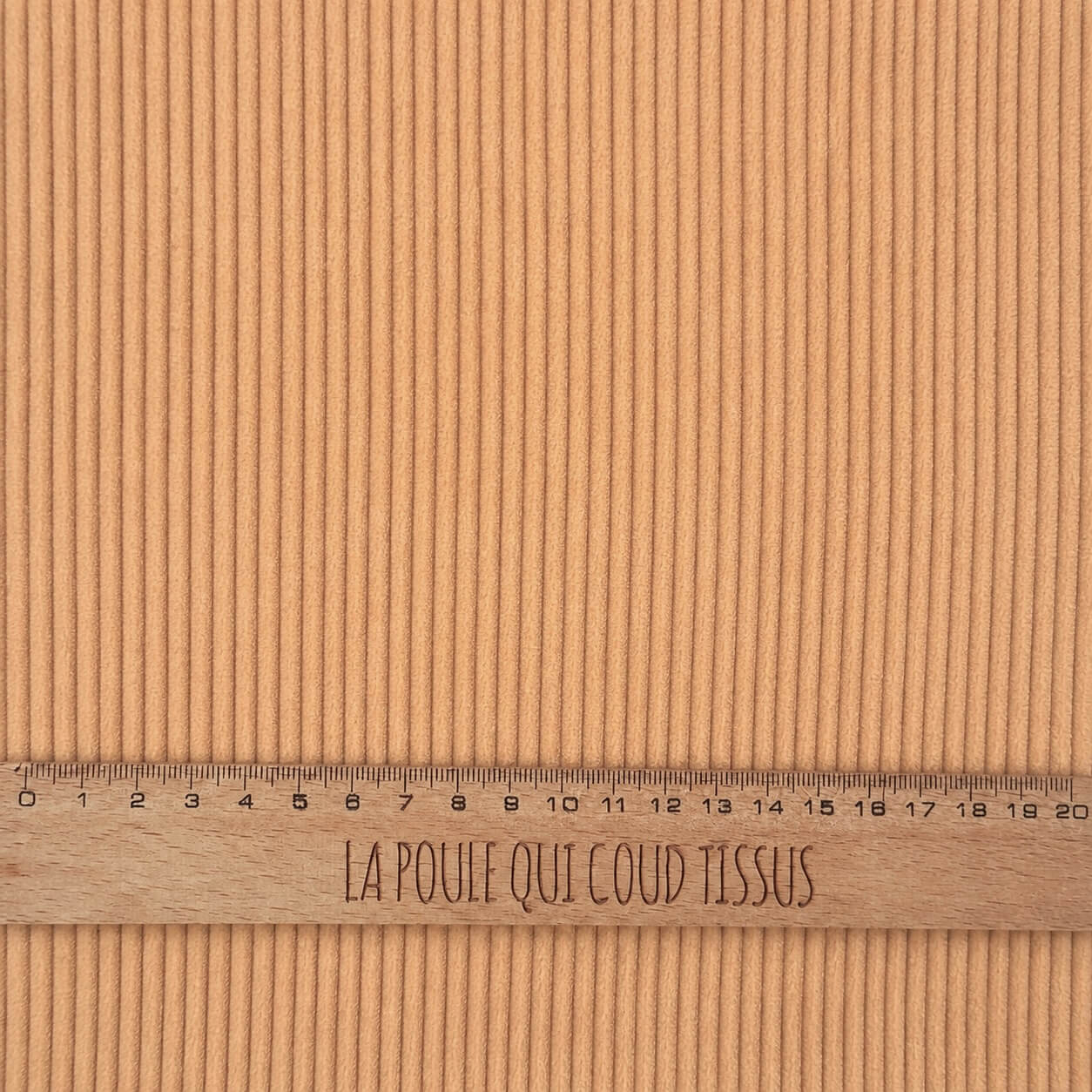 Velours Côtelé 100% Coton Cotis / Camel