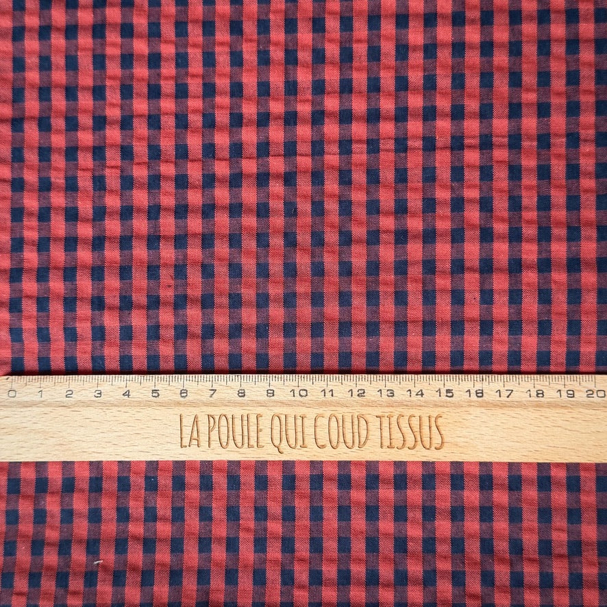 Seersucker / Eli Marine - Brique