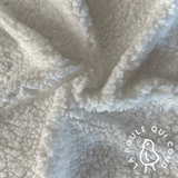 Coupon 80 cm - Sherpa / Blanc