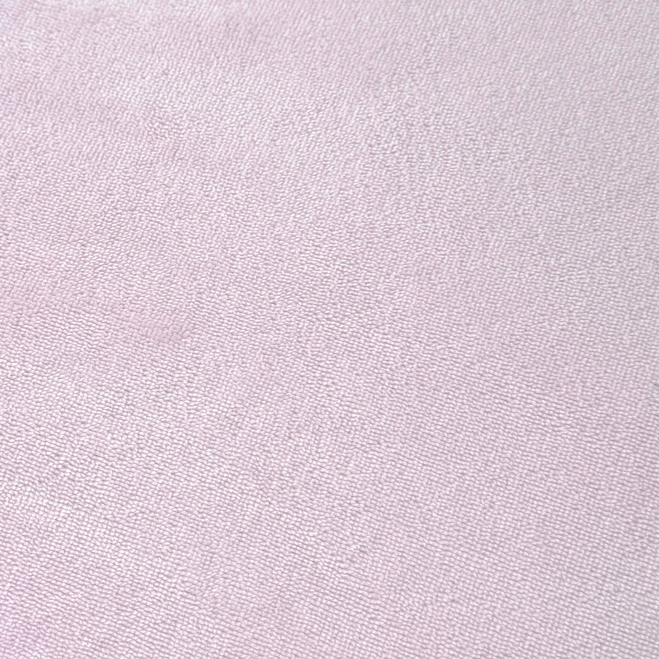 Coupon 2 Mètres - Micro Eponge Bambou / Rose Clair