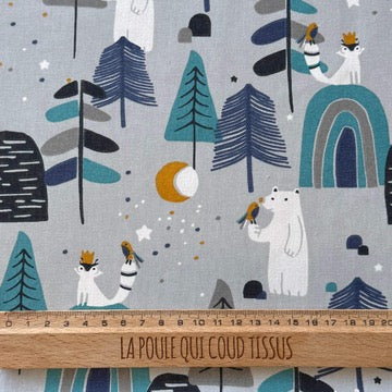 Coupon 60 cm - Coton Imprimé / Primoon
