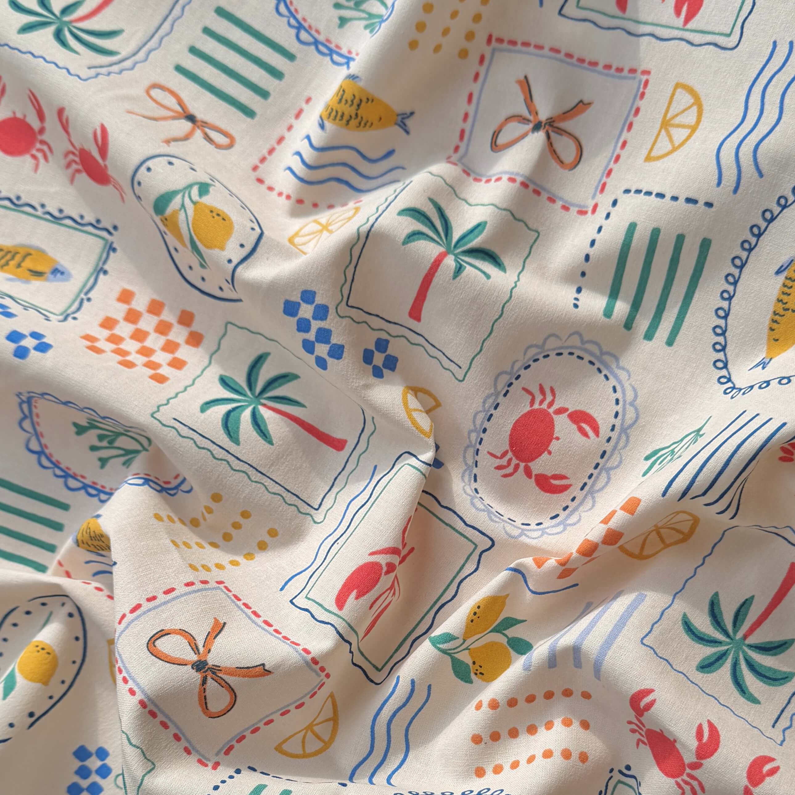 Algodón estampado / Cítricos