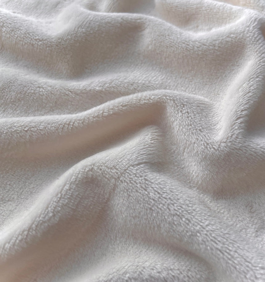 Coupon 1.3 m - Minky Uni / Ecru