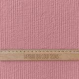 Coton Surpiqué / Vieux Rose