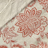 Coupon 1.2 m - Coton Tissé  / Ceylan Terracotta