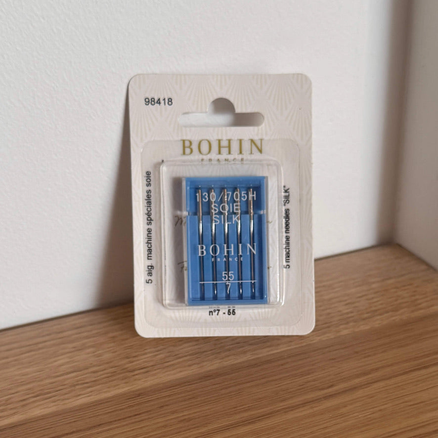 Aiguilles machine pour tissus Soie / Bohin