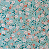 Coupon 1.6 m - Coton Imprimé / Hokkaido Ciel