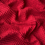 Nid d'abeille / Rouge