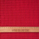 Nid d'abeille / Rouge