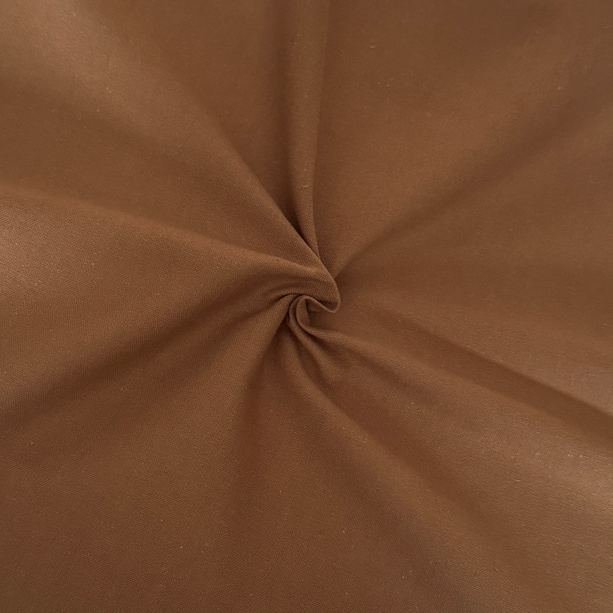 Coupon 1.7 m - Coton Uni / Caramel