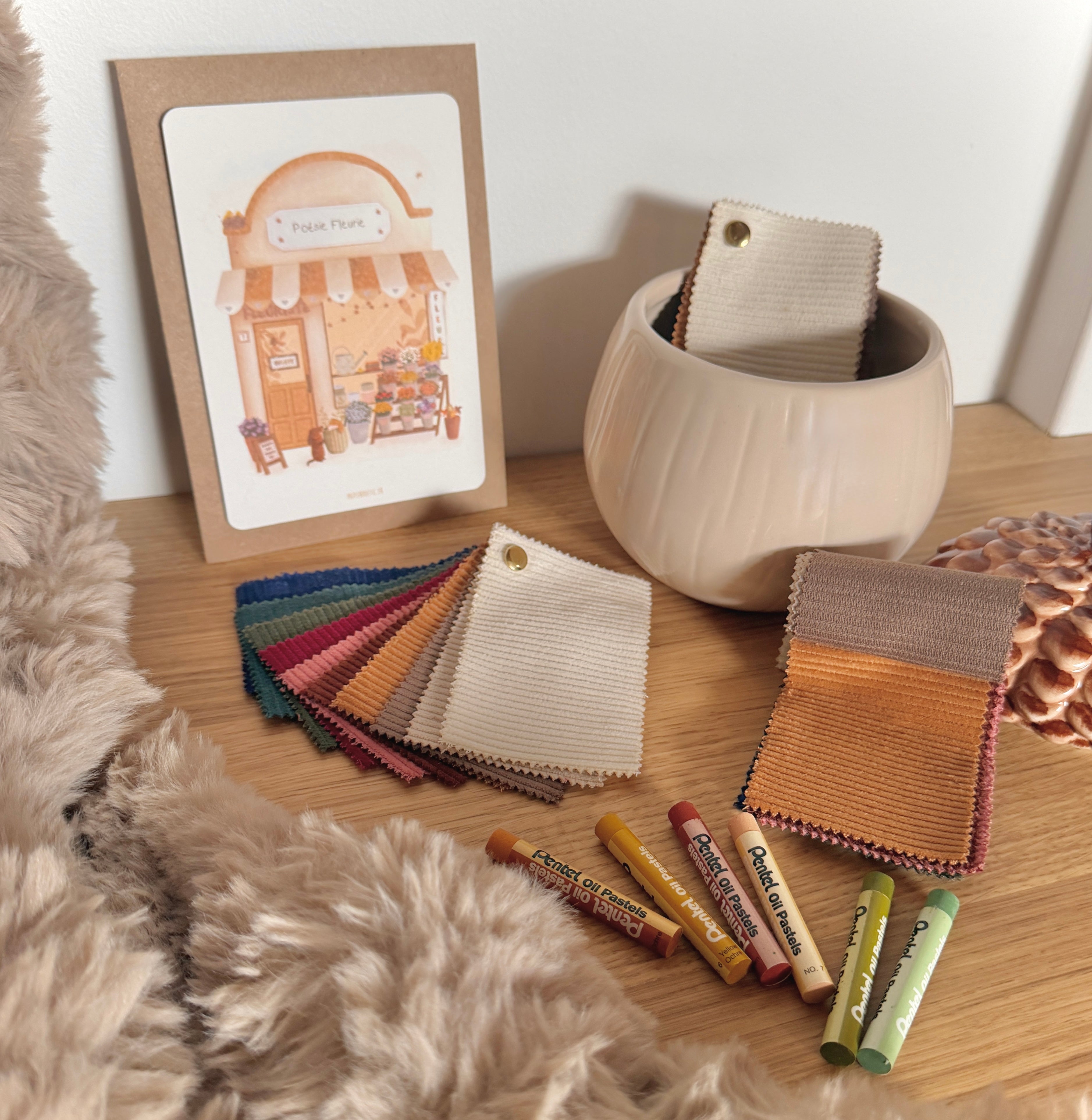 Nuancier / Velours Côtelés 500 raies