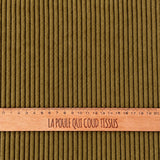 Coupon 1 Mètre - Velours Côtelé Huggy / Tabac