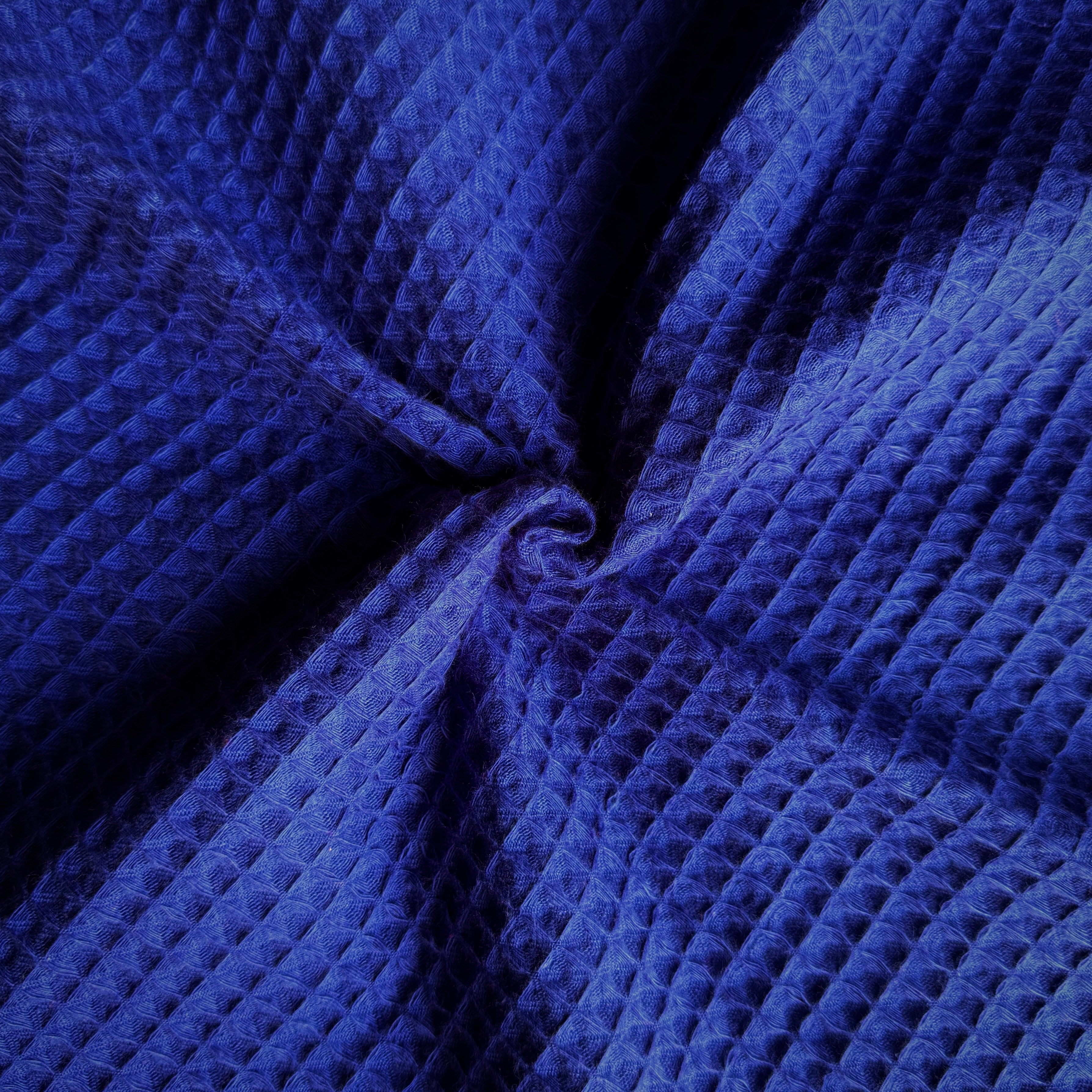 Coupon 80 cm - Nid d'abeille / Cobalt
