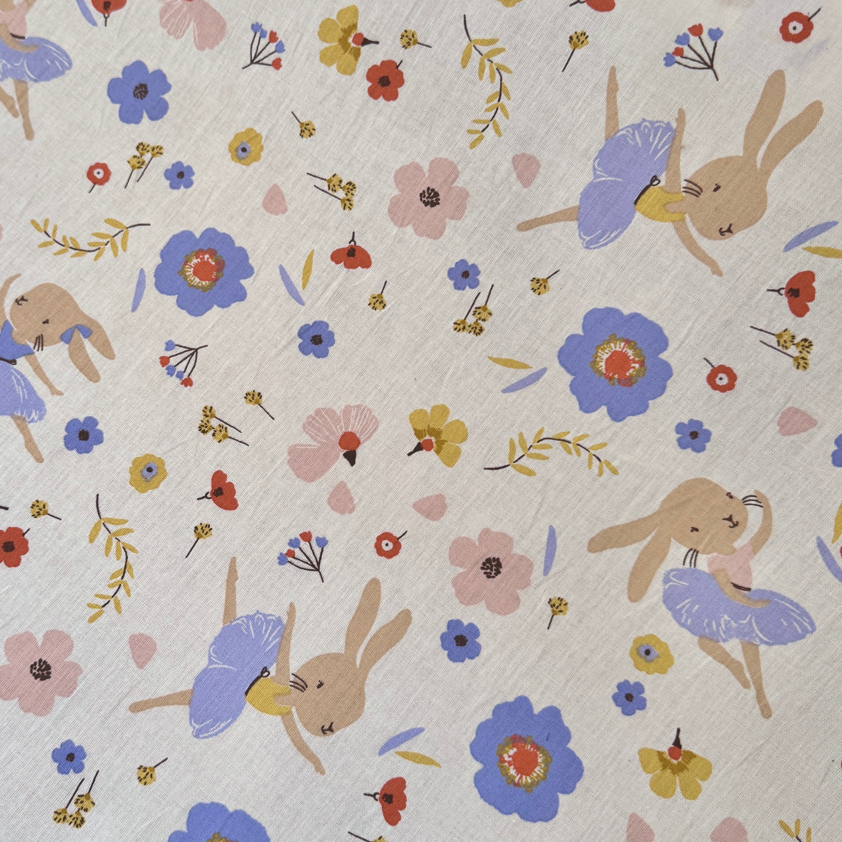 Coton à Impression Numérique / Violette