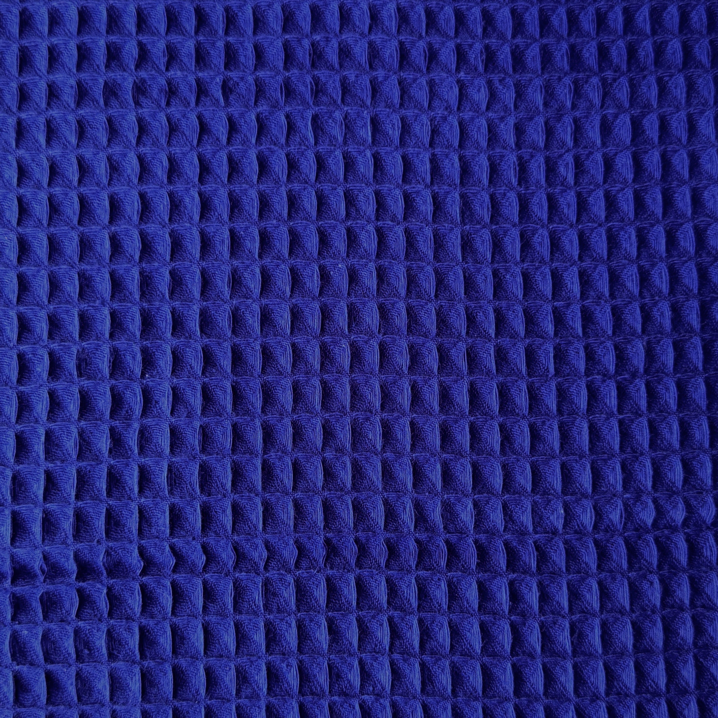 Coupon 80 cm - Nid d'abeille / Cobalt