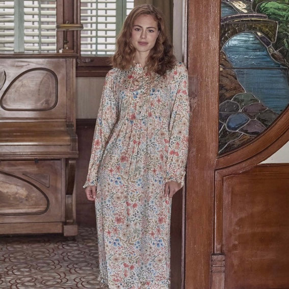 Satin de viscose / Flowers Pastel