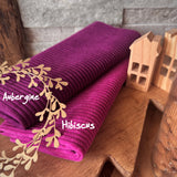 Velours Côtelé Huggy / Hibiscus