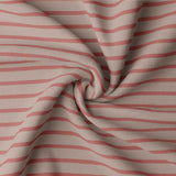 Coupon 90 cm - Jersey / Rayures Breton Galet-Paprika