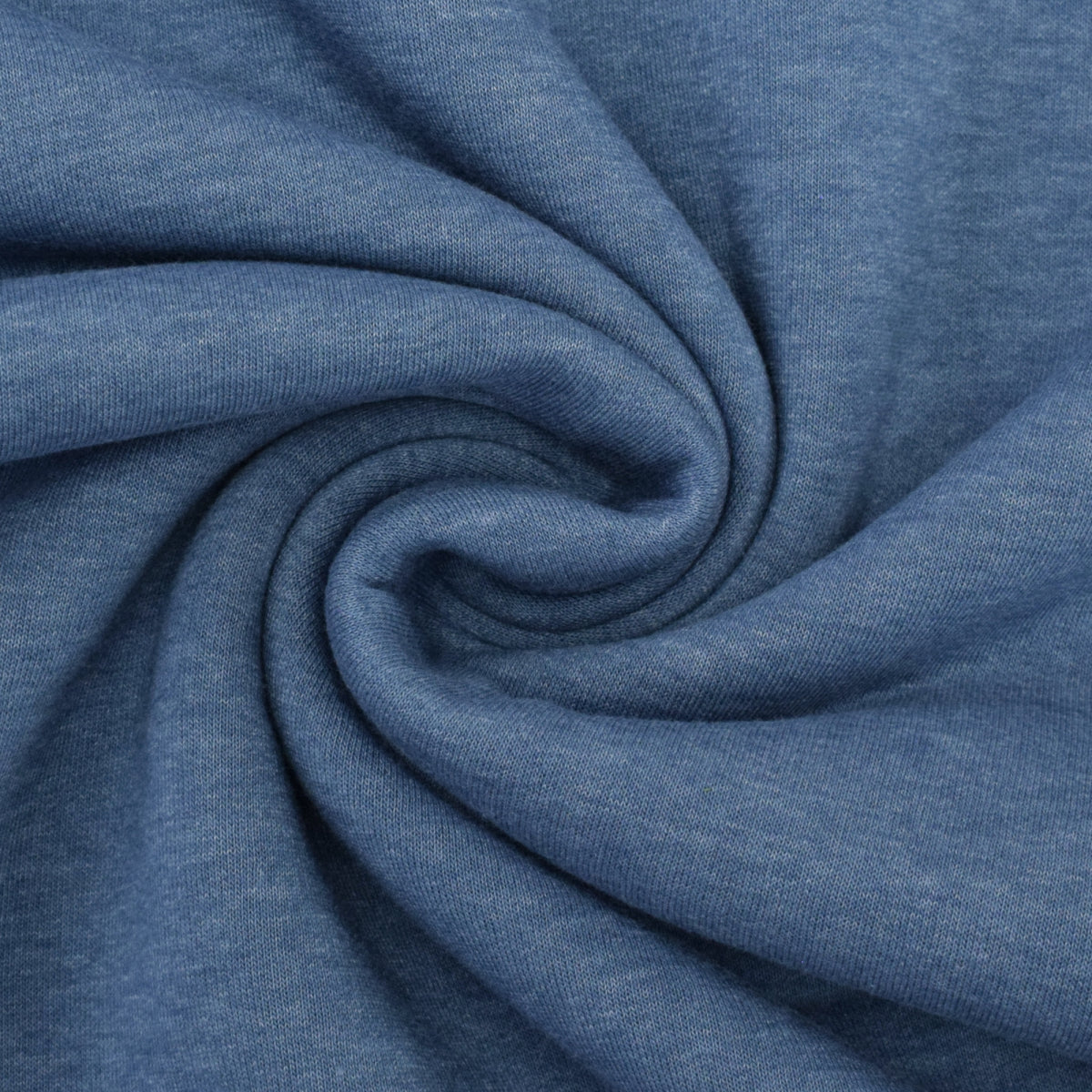 Coupon 70 cm - Molleton Sweat - Blue Jean