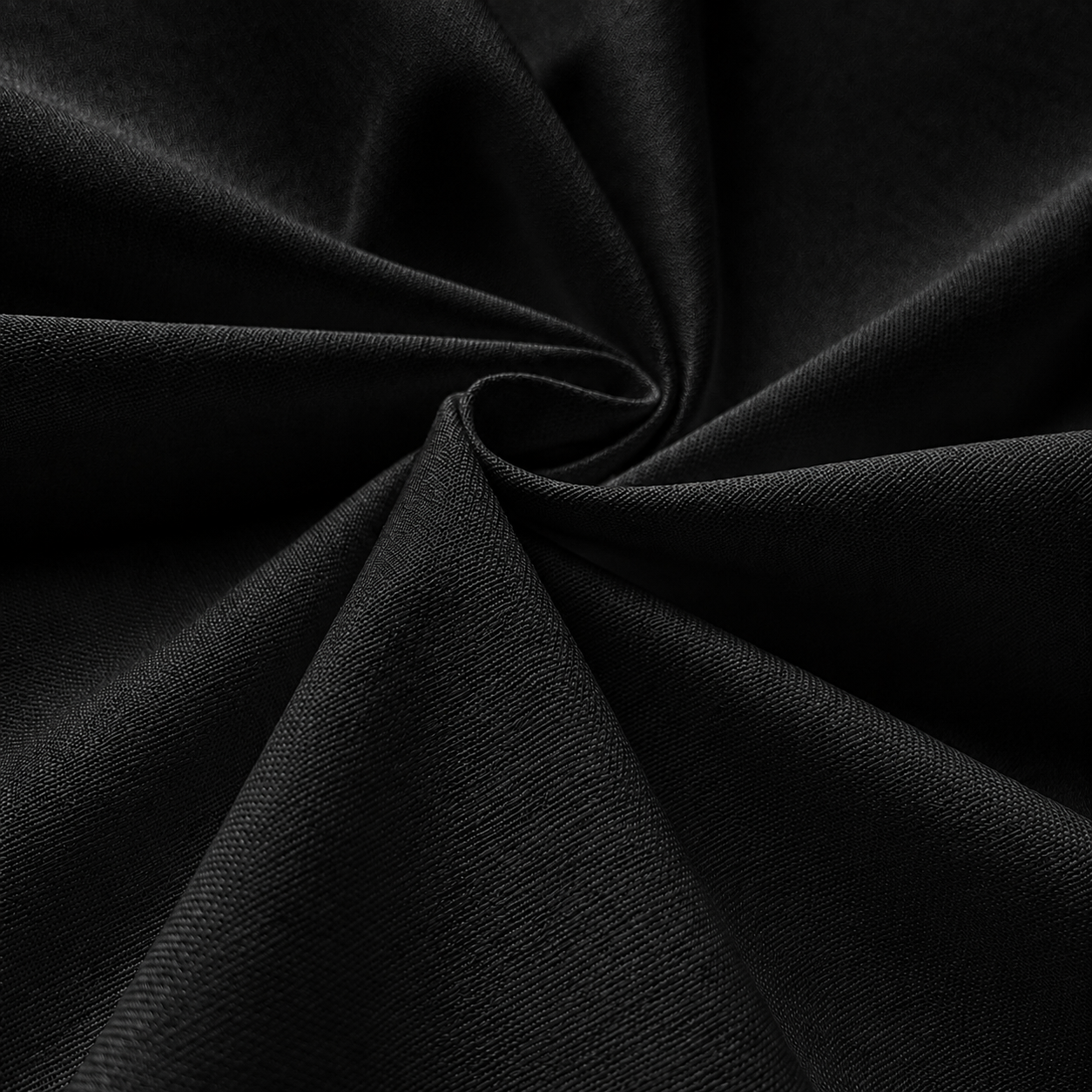 Coton Uni / Noir