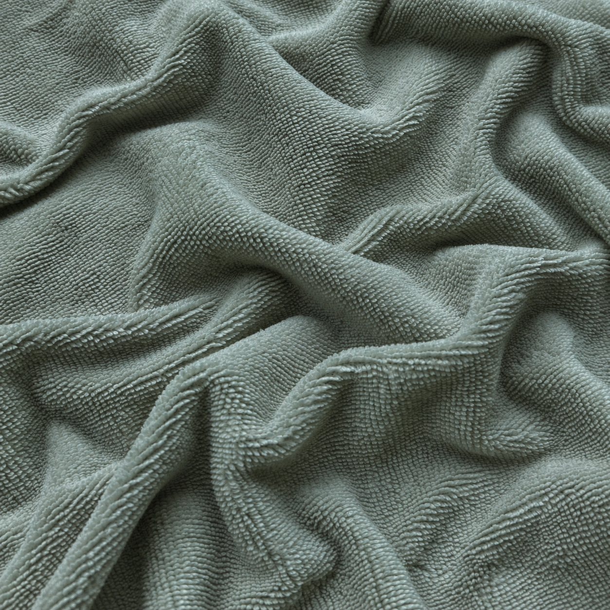 Micro Eponge Bambou / Vert de gris