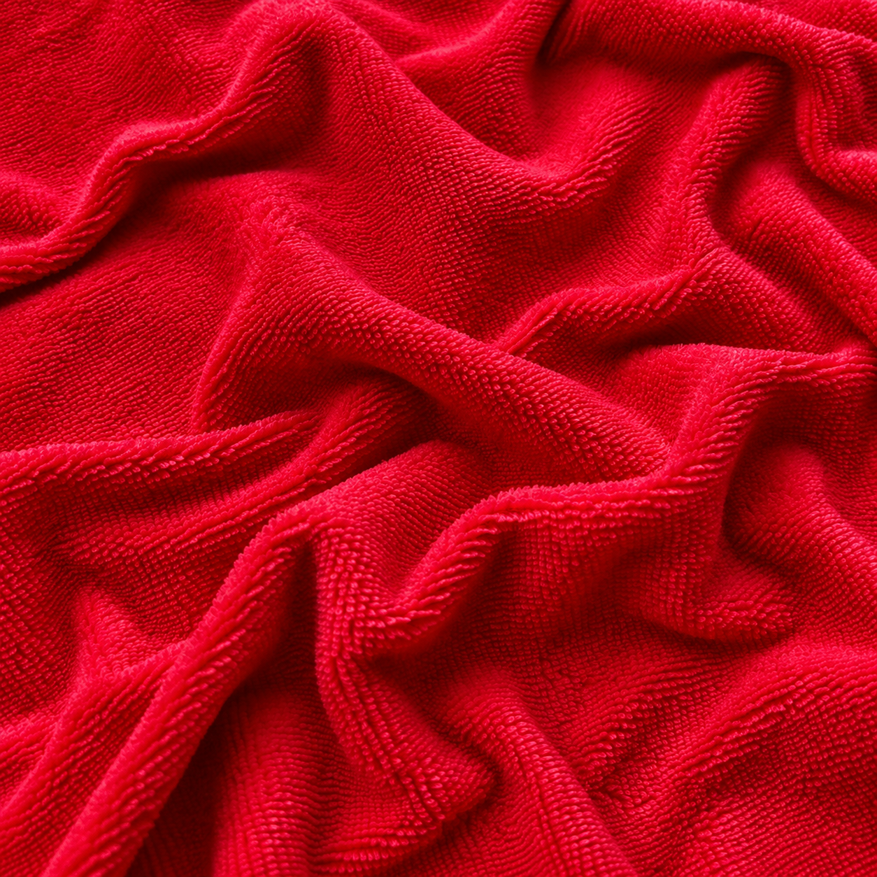 Micro Eponge Bambou / Rouge