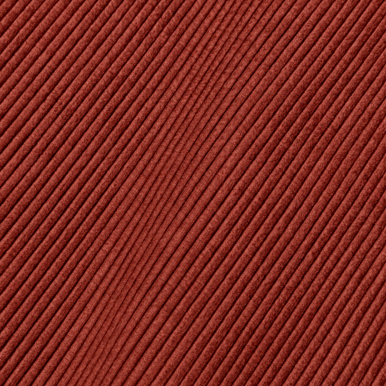 Coupon 1.1 m - Velours Côtelé Huggy / Terracotta