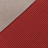 Coupon 1.1 m - Velours Côtelé Huggy / Terracotta