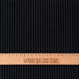 Coupon 90 cm - Velours Côtelé Huggy / Noir