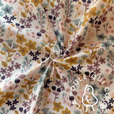 Coupon 1 Mètre - Coton Imprimé / Milly Nil-Ocre
