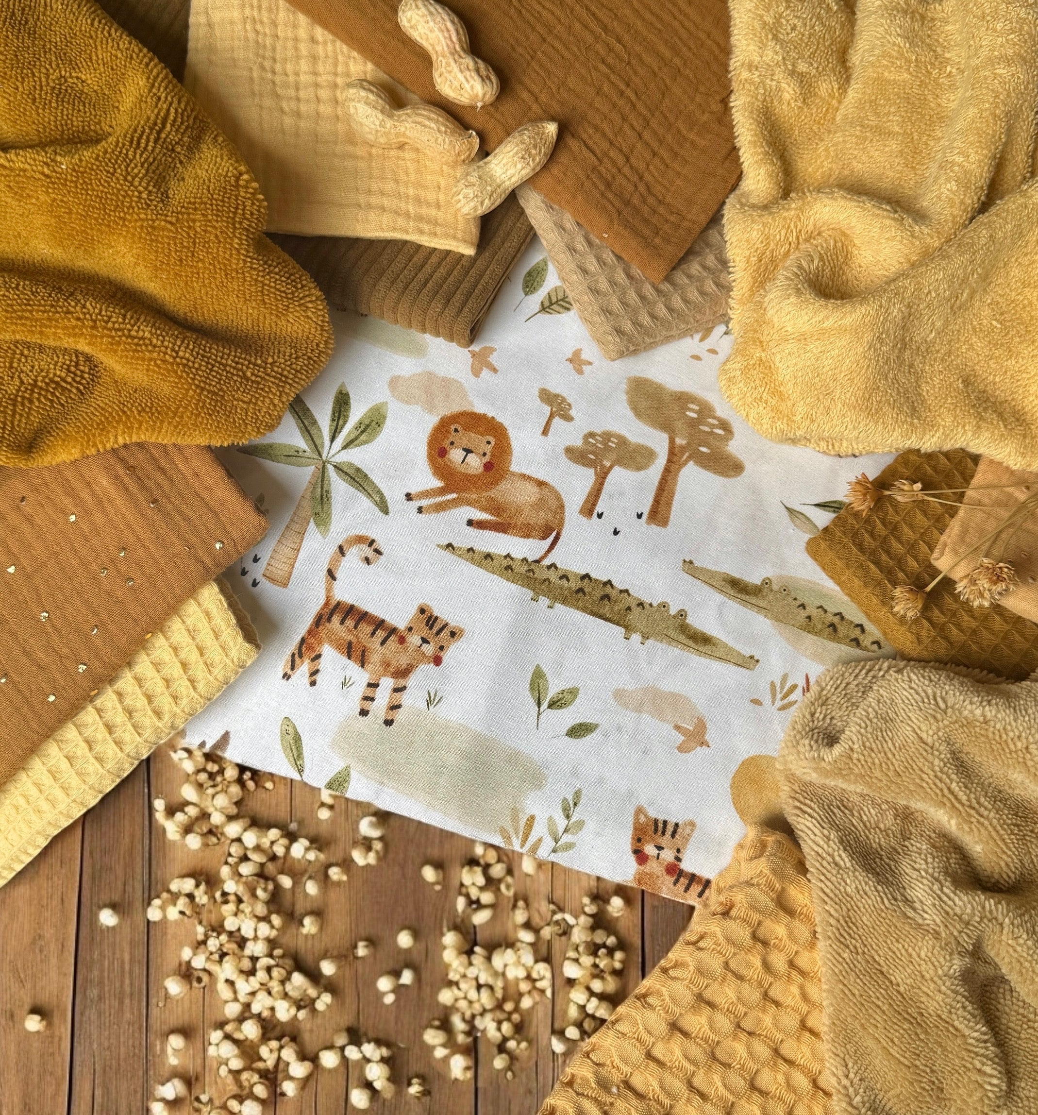 Coupon 1.2 m - Coton à Impression Numérique / Sarafou