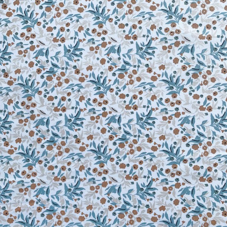 Coupon 80 cm - Coton enduit / Tisania Brume