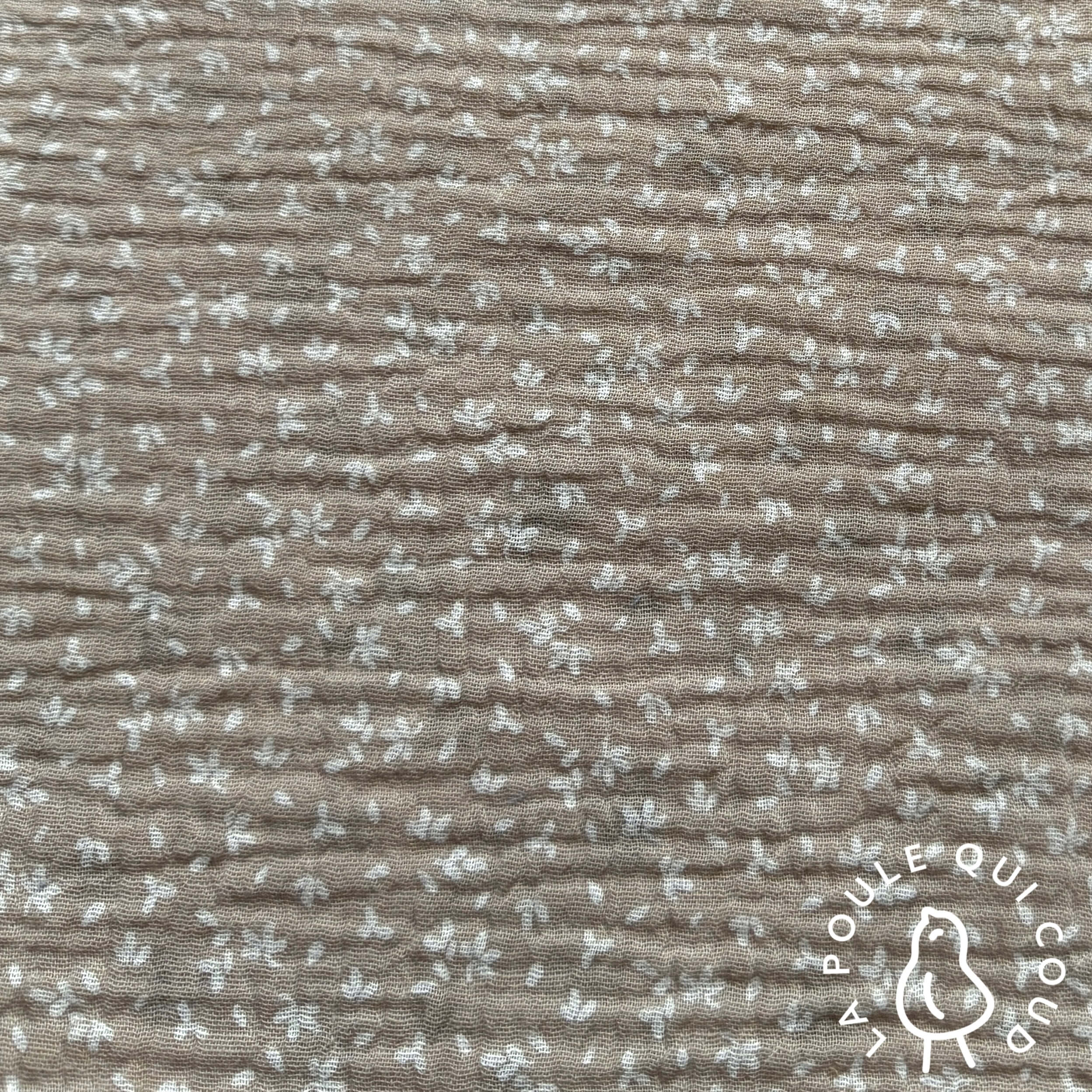 Coupon 1.7 m - Double Gaze / Azoli Lin - Blanc