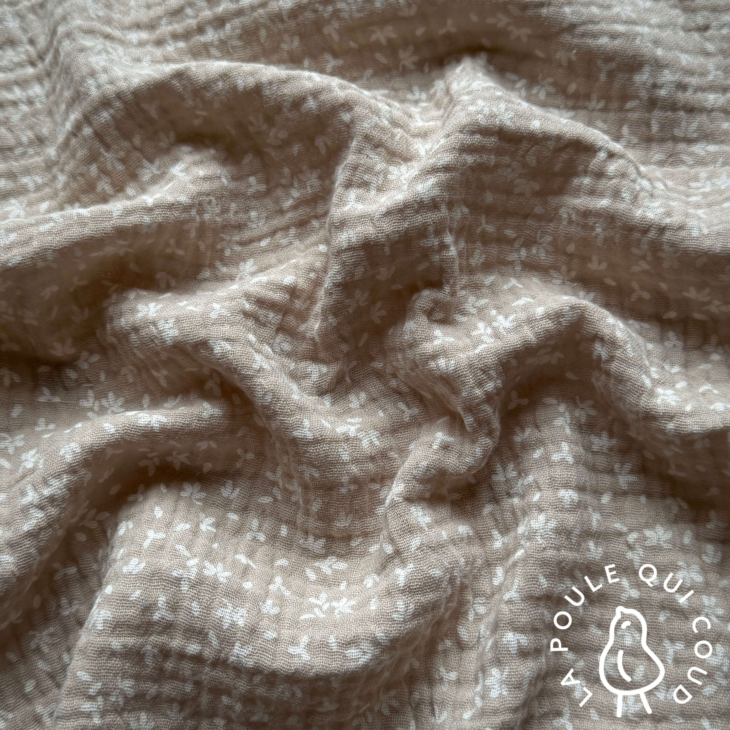 Coupon 1.7 m - Double Gaze / Azoli Lin - Blanc