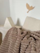 Coupon 1.2 m - Minky Côtelé / Galet