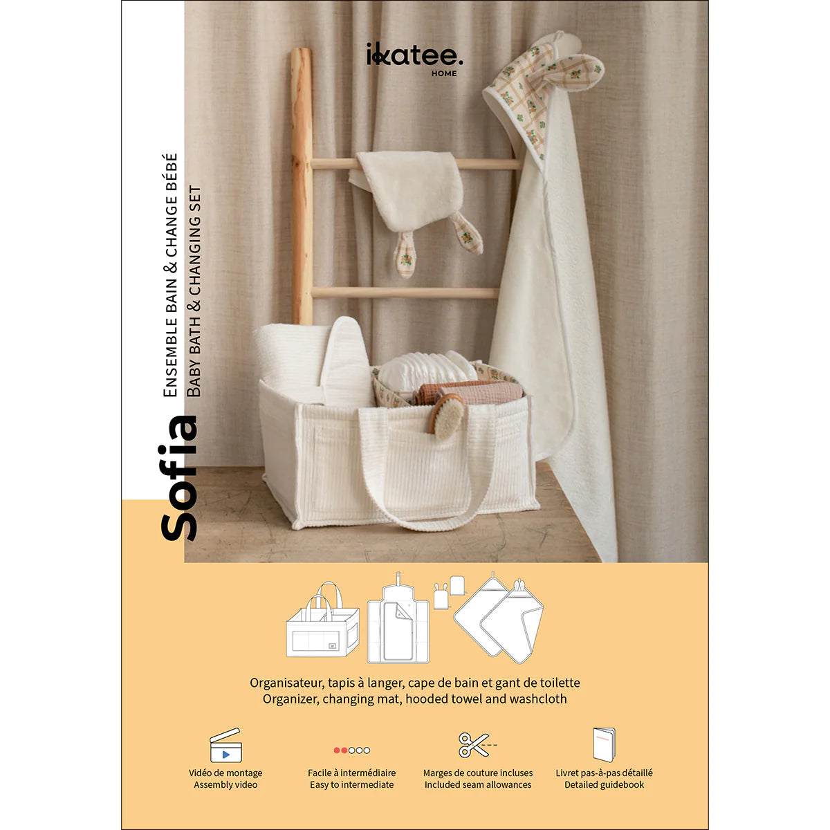 Patron de Couture - Ikatee / Accesoires Bébé , bain & change SOFIA