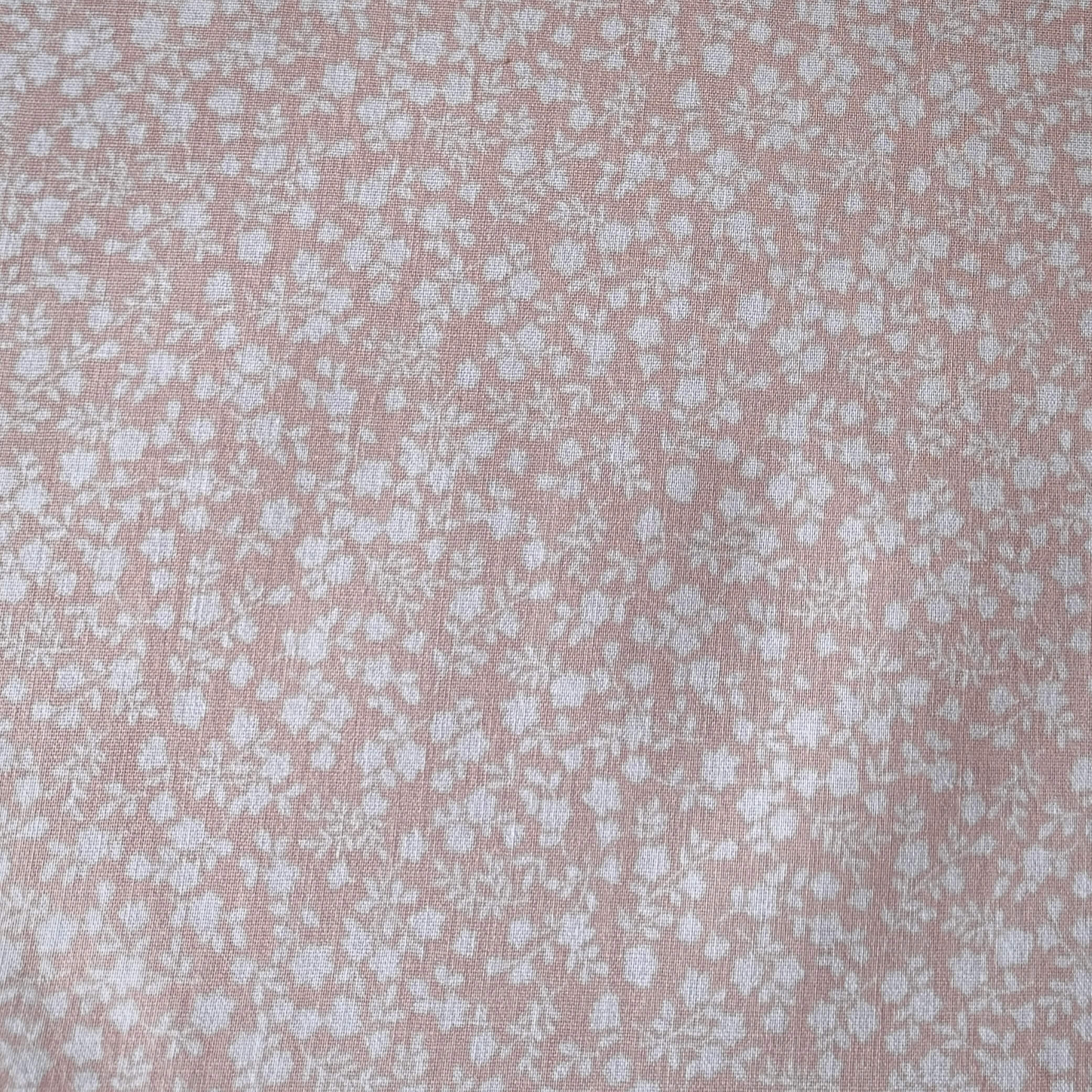 Coupon 80cm - Coton Imprimé / Suzette Rose