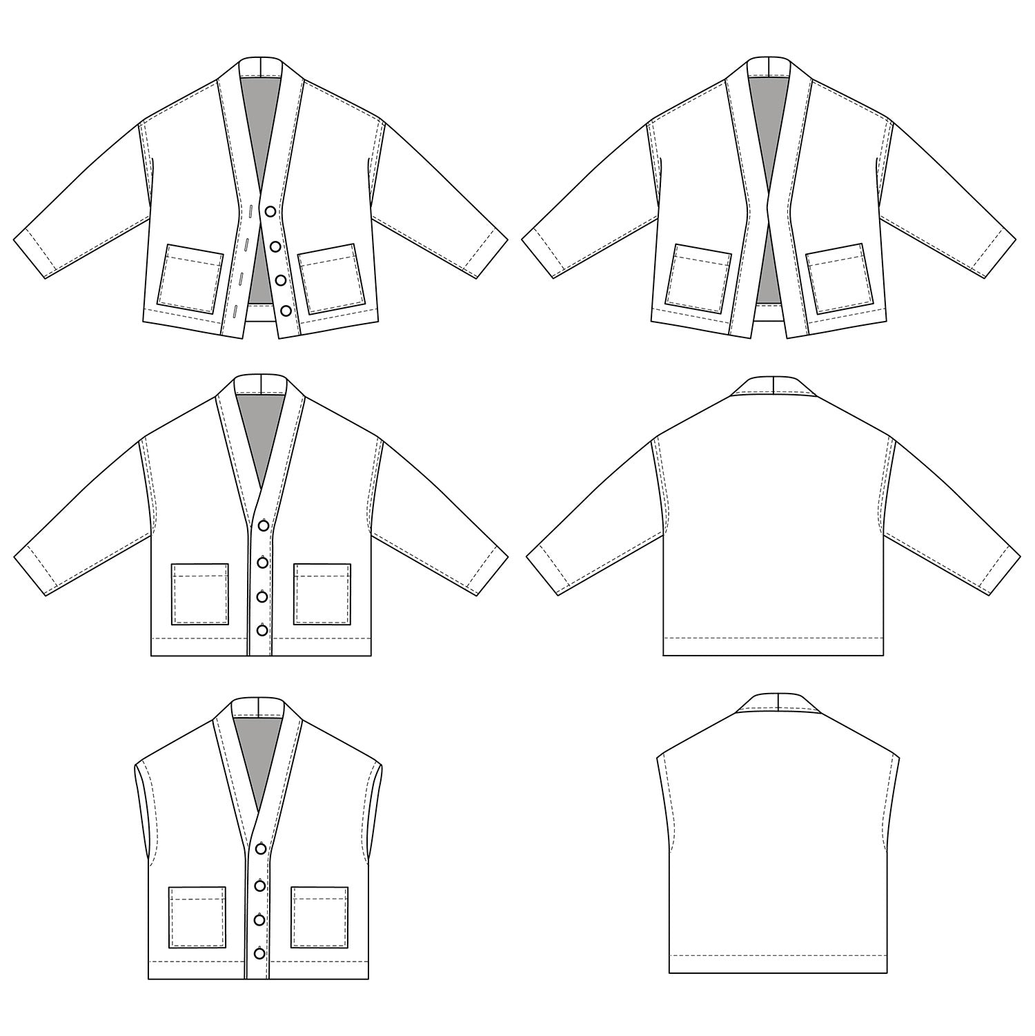 Patron de Couture - Ikatee / Veste Femme MACAO