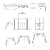 Patron de Couture - Ikatee / Accessoires de salle de bain NIKKO