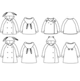 Patron de Couture - Ikatee / Gilet, Veste & peignoir Bébé GRAND'OURSE