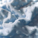 Coupon 1.5 m - Minky Bubble / Bleu Ciel
