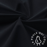 Coupon 80 cm - Coton Uni / Charbon