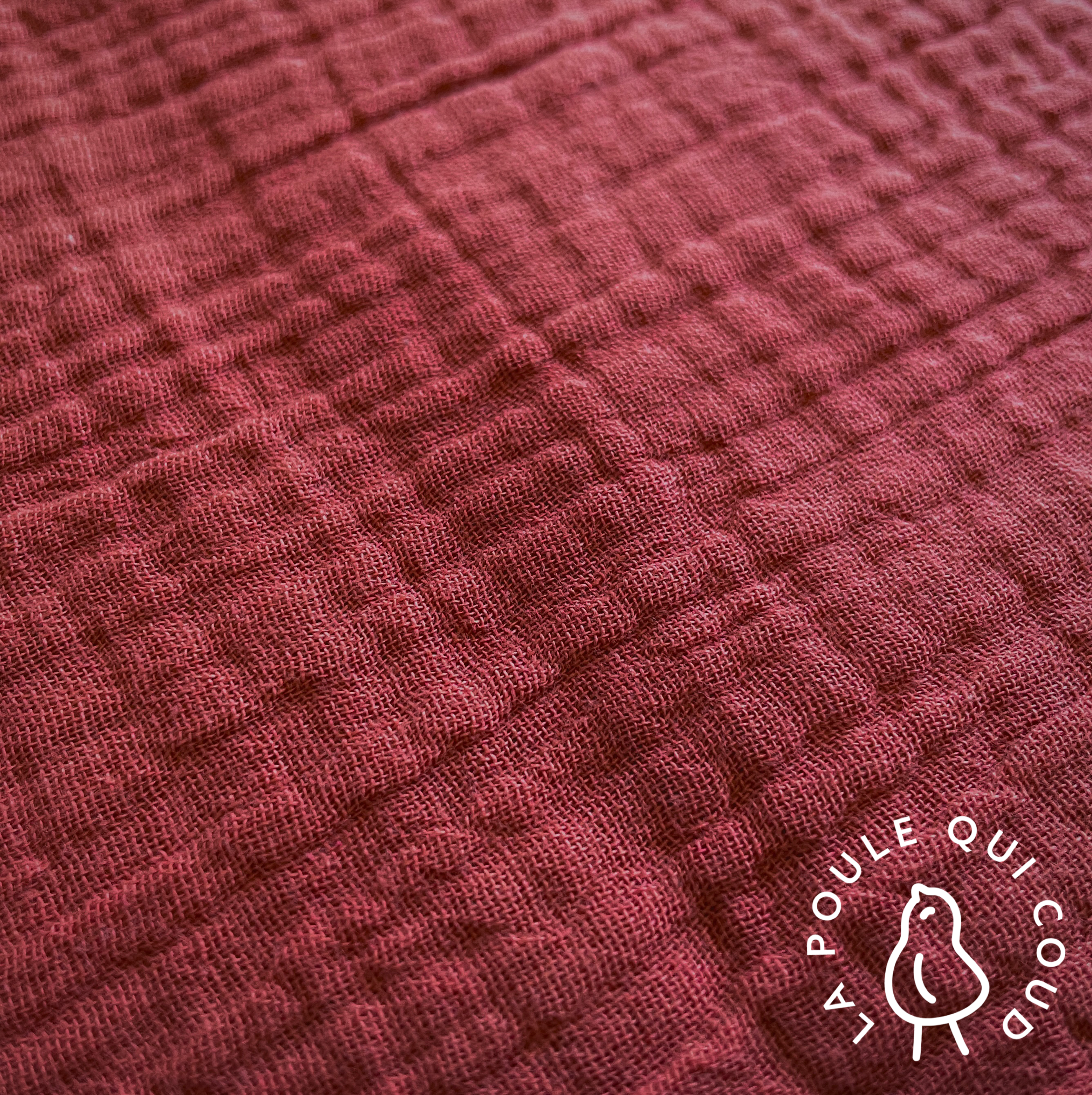 Coupon 80 cm - Double Gaze / Marsala