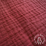 Coupon 80 cm - Double Gaze / Marsala