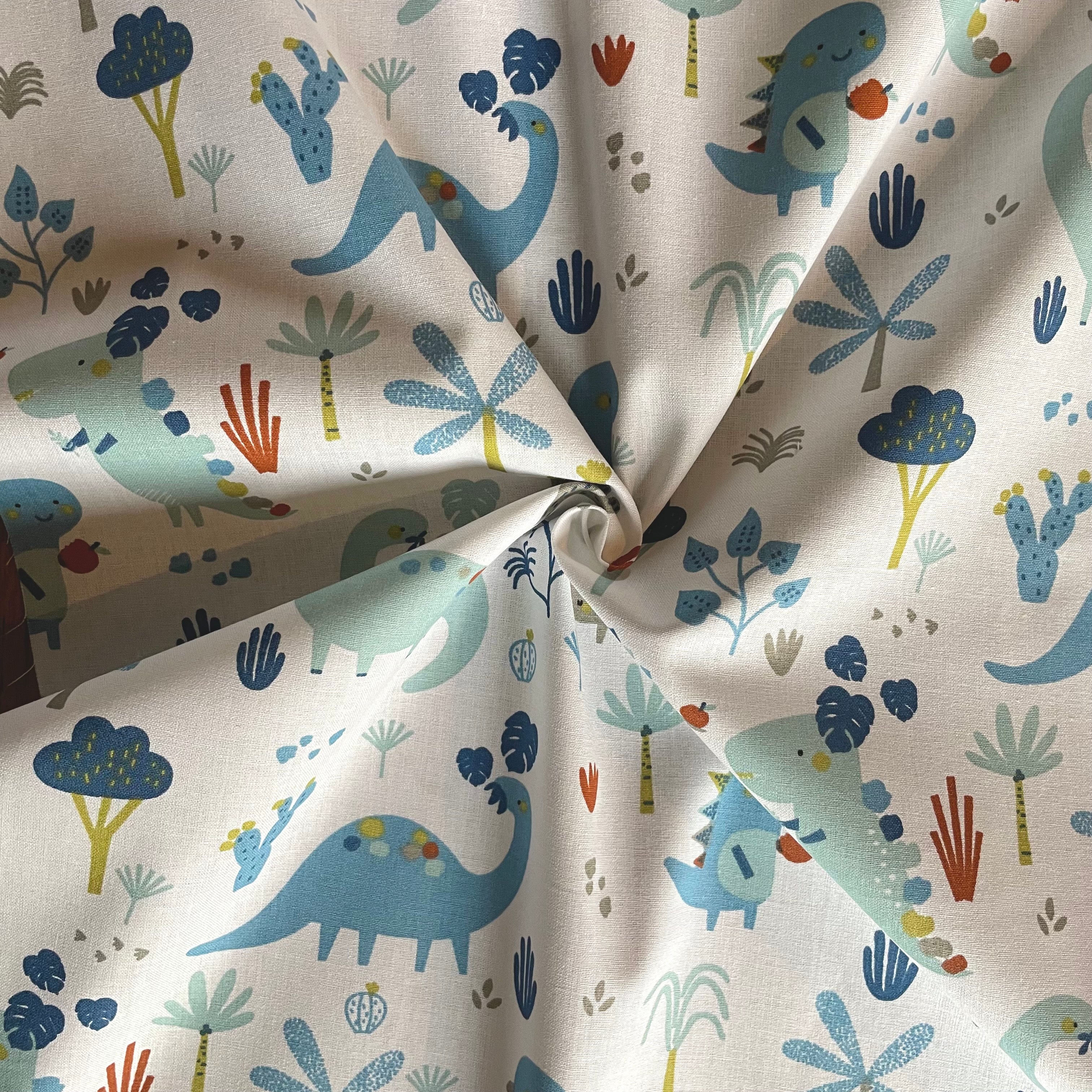Coupon 1.7 m - Coton Imprimé / Dinosaures Neogrrrr