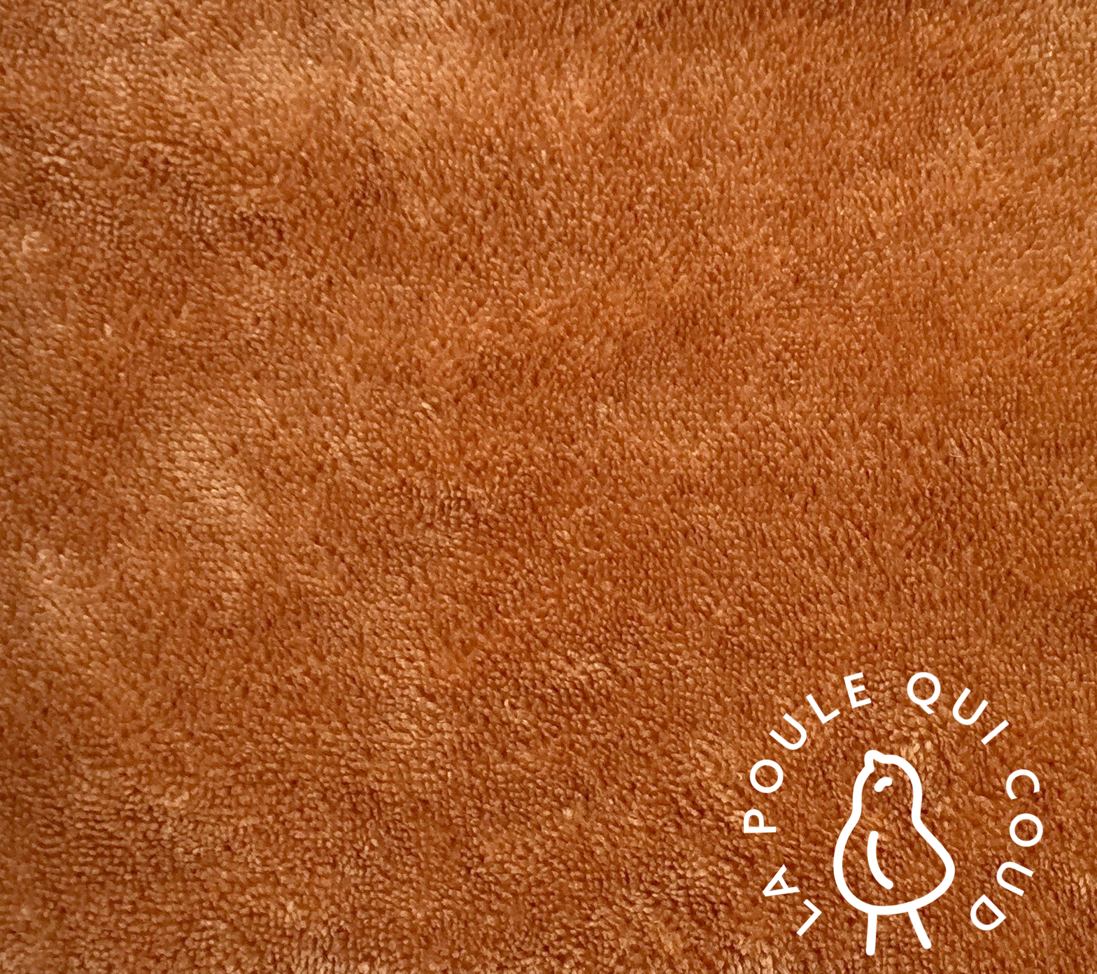 Coupon 80 cm - Micro Eponge Bambou / Camel