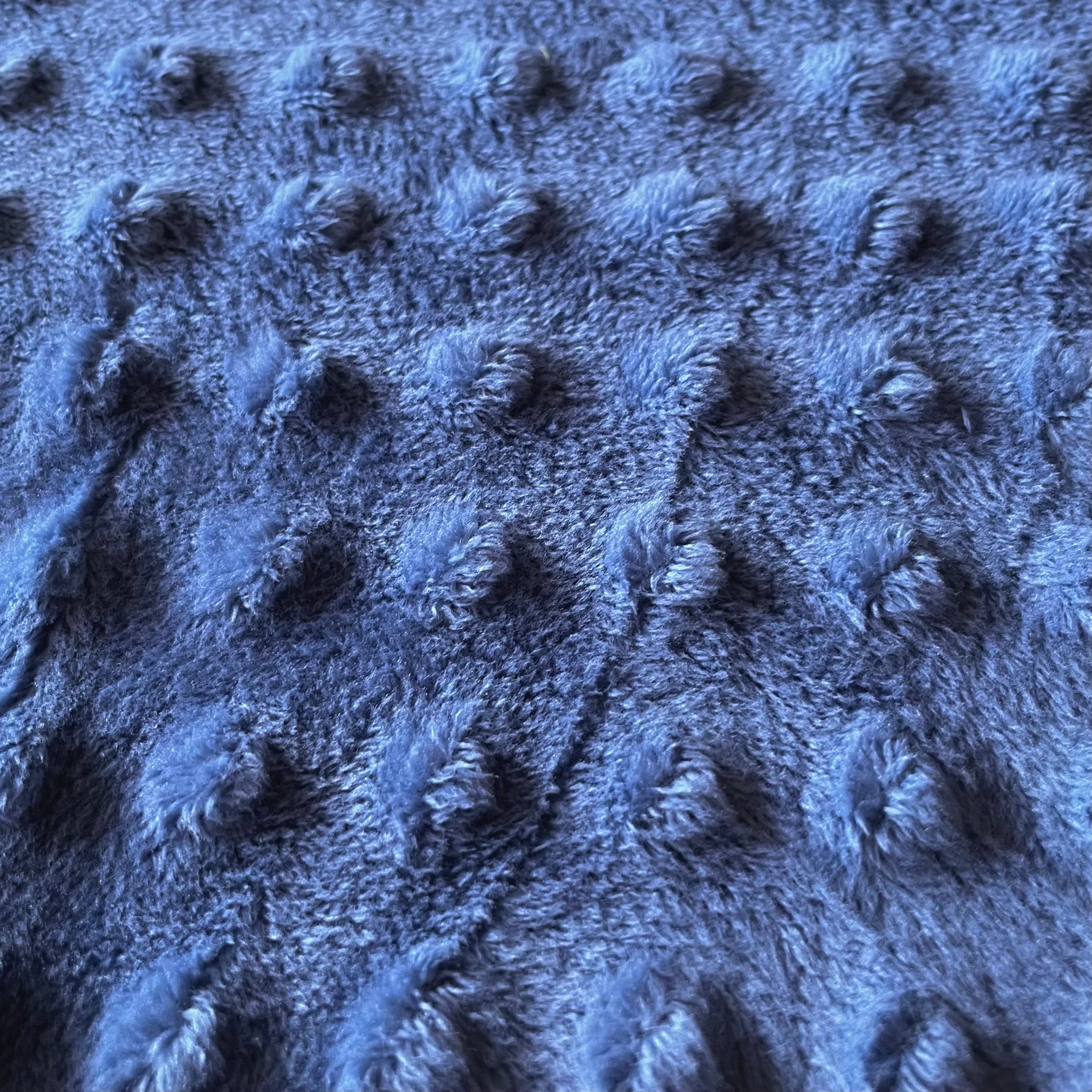 Coupon 1.7 m - Minky Bubble / Jean