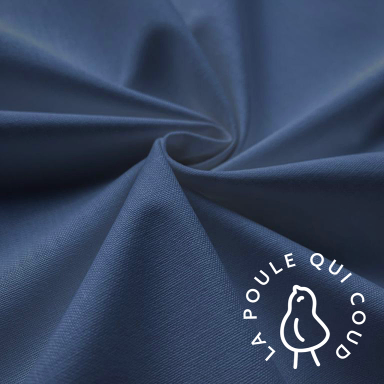 Coupon 1 Mètre - Coton Uni / Denim