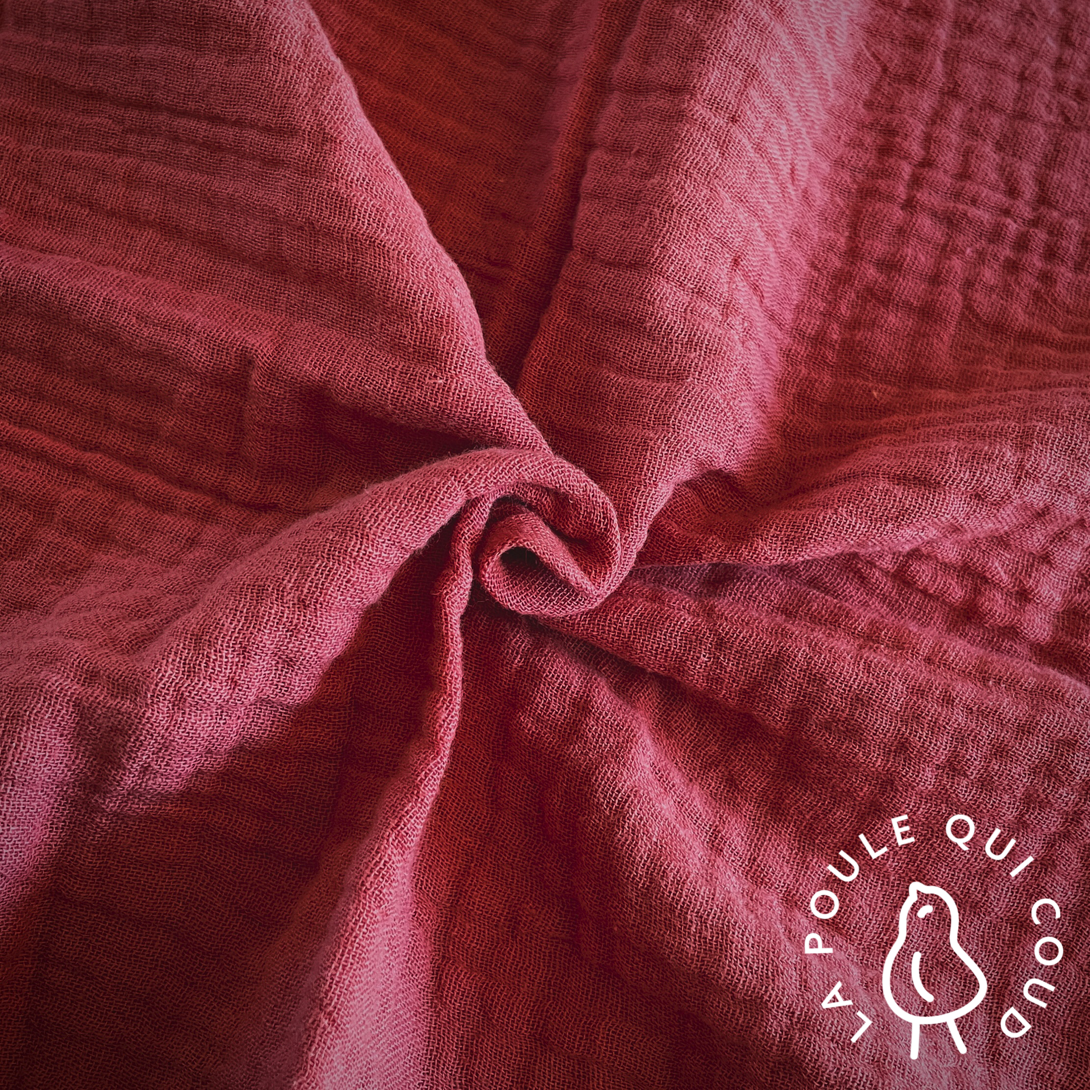 Coupon 80 cm - Double Gaze / Marsala